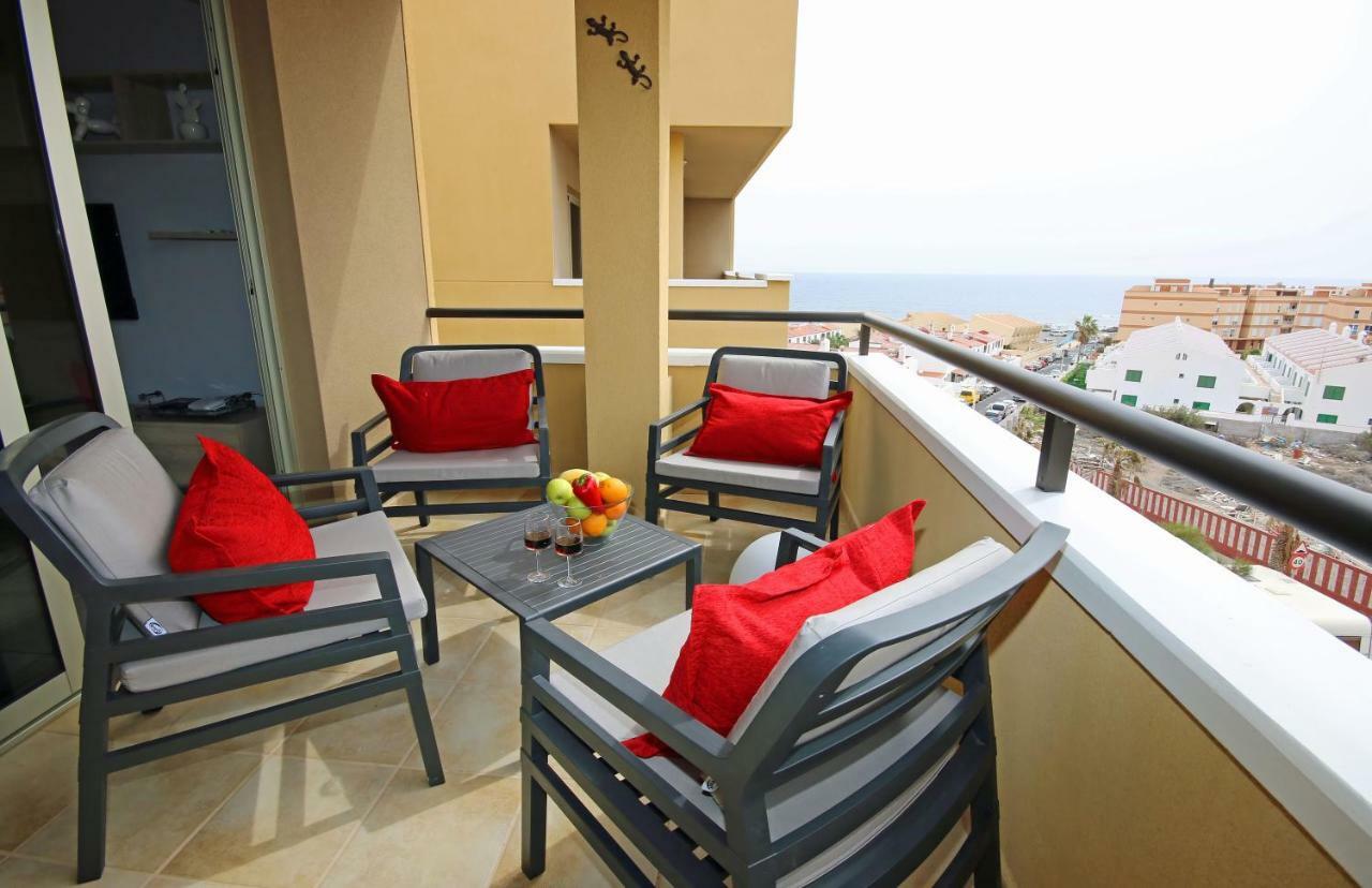 Ferienwohnung La Perla By Rentmedano Superb Luxury Duplex, Private Roof Terrace, Ocean View, Pool, Wifi And Parking El Médano Exterior foto